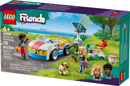 Lego Friends 42609 Coche Eléctrico Y Cargador