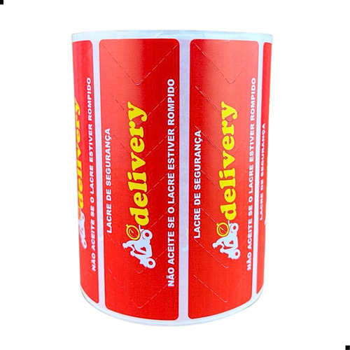 Lacre De Segurança Caixa De Delivery Super Cola 12 Rolos