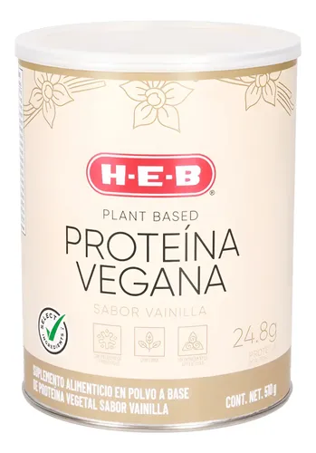 Proteína Vegana Sabor Vainilla 510 Ml Heb Envío Gratis 