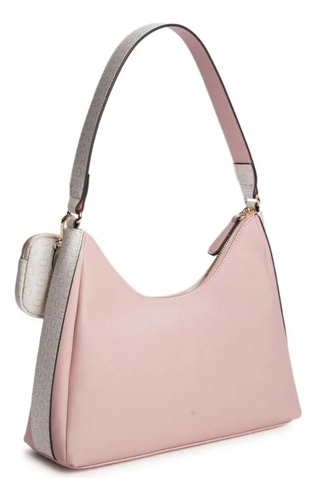 Bolsa Guess Rosa Con Monedero Para Mujer Nueva Original