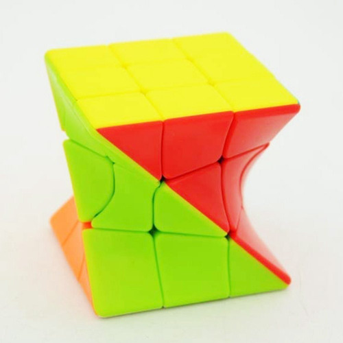 Cubo Magico 3x3x3 Twisty Torção Torre Diferente Cor da estrutura Stickerless