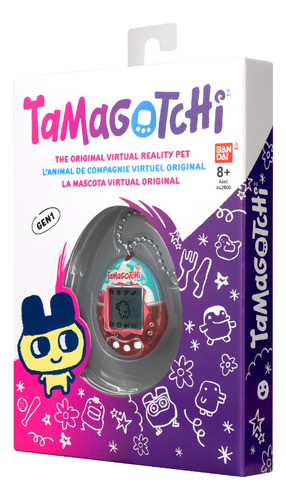 Mascota Electrónica Original Ice Cream Float Tamagotchi Malteada Rojo