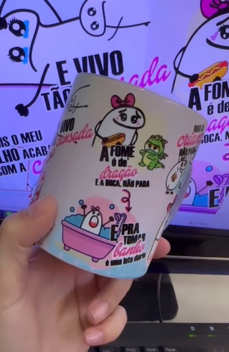 Arte Caneca Flork Barbie Mãe Av027