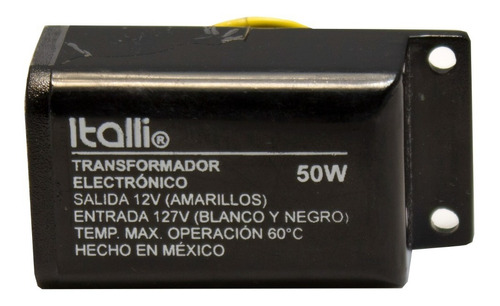 Transformador Electrónico 12 Vca 50w 127v