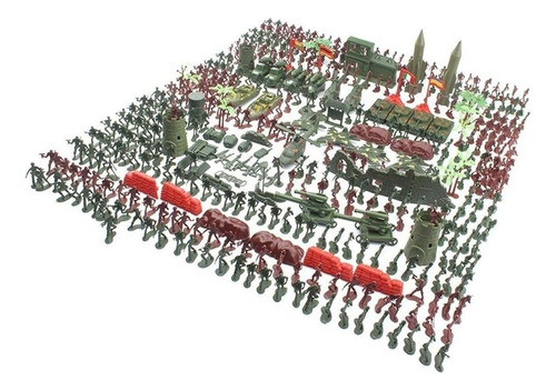 Plastic Toy Soldiers Kit 4 Cm 519 Pieces 1