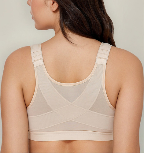 3x Brasier Cierre Frontal Sin Varilla Talla Grande Delimira