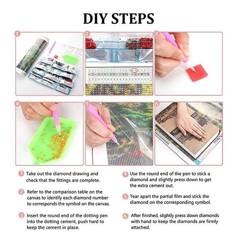 Taladro Completo Bricolaje Diamante Arte Kits Aliviar El Est