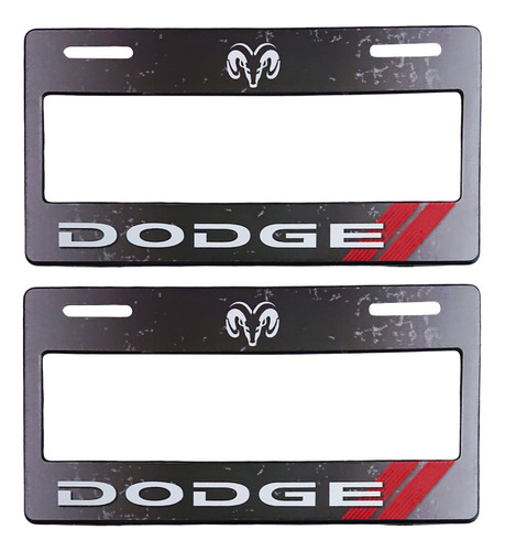 Par Portaplacasdodge Para Auto