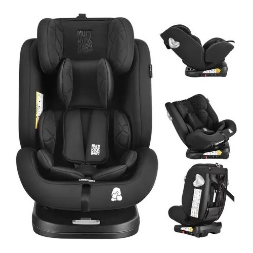 Butaca Auto Niño Bebe 0-36kg Rela Isofix Asalvo Mvd Kids