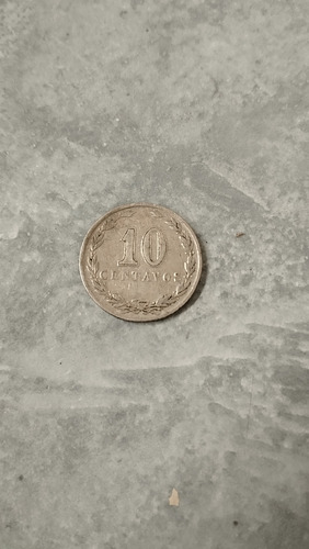 2 Monedas 10 Centavos Níquel 1931 Argentina Lote12 (Usado)