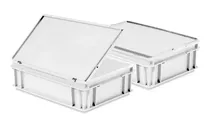 Comprar 6 Contenedores 40x30x12cm 4312a + 3 Tapas 40x30cm Tp4300 Bco Color Blanco