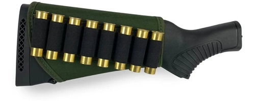 Cartucheira De Coronha Para 08 Cartuchos Calibre .28 Verde