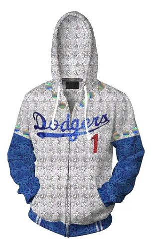 Sudadera Con Capucha Uniforme Team Baseball Dodgers John Elt