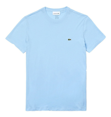 Remera Hombre Lacoste Basica Pima O Regular Cielo Cla