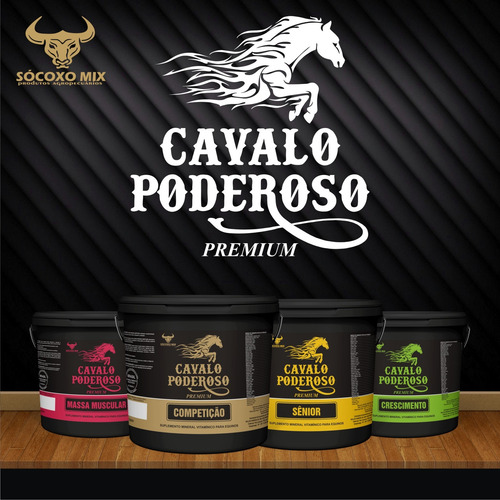 Nucleo Para Equinos Potros Champion Cavalo Crescer 20kg