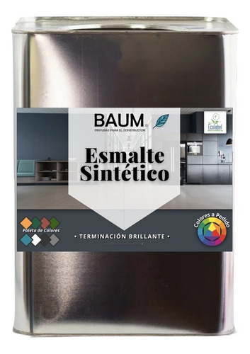 Tineta  Esmalte Sintético Premium Plus Blanco Baum