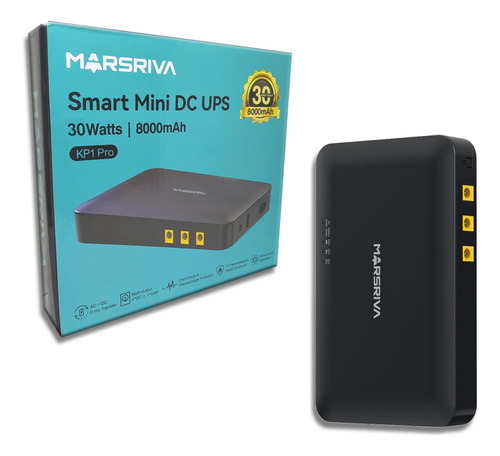 Mini Nobreak Dc Ups 30w 8000mah Kp1 Pro 4 Portas Dc 1 Usb