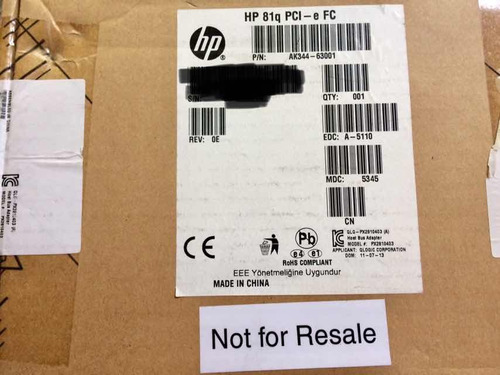 Hp Storageworks 81q Pci-e Fc H Adaptador Ak344