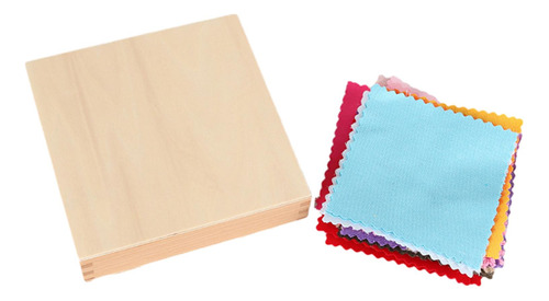 Caja De Tela Montessori Para Desarrollo Temprano, Caja De