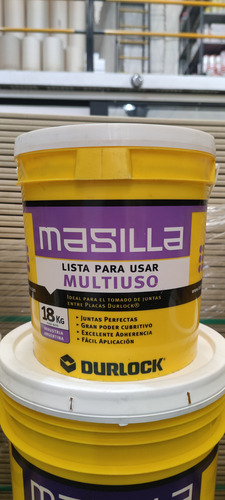 Masilla Durlock Lista Para Usar Multiuso 18 Kg