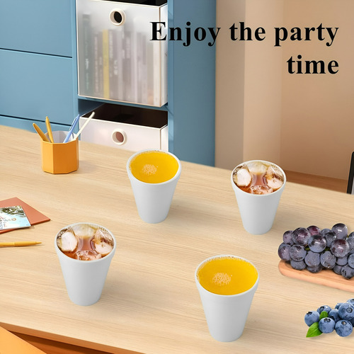 1000 Vasos Desechables Vasos Plumavit Termico Vaso 8oz/240ml Color blanco / vaso plumavit 8oz