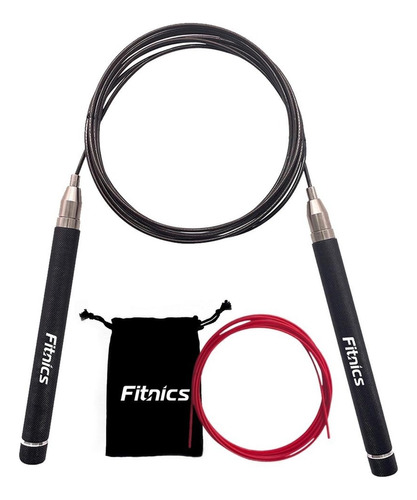 Cuerda Saltar De Velocidad Aluminio Fitnics Cardio Crossfit