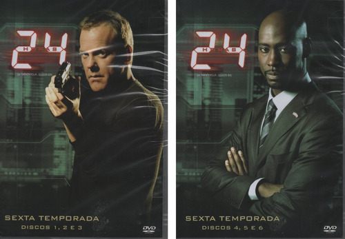 Kit Dvd 24 Horas Sexta Temporada Completa