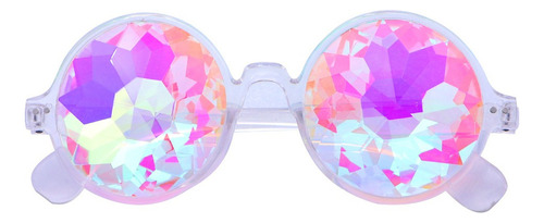 Gafas De Caleidoscopio Rainbow Rave Agujero De Gusano Prisma