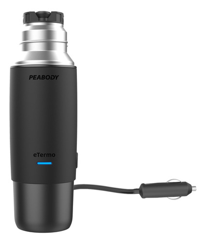 Termo Eléctrico Peabody Para Auto 500ml Negro