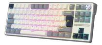 Comprar Teclado Mecánico Inalámbrico Rk Royal R87 Pro Half Grey
