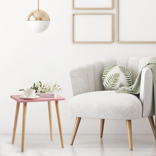 Mesa Auxiliar Moderna De Madera Para Espacios Pequeños