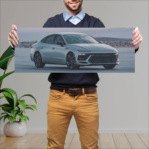 Cuadro 30x80cm Auto 2024 Hyundai Sonata N Line 1 270