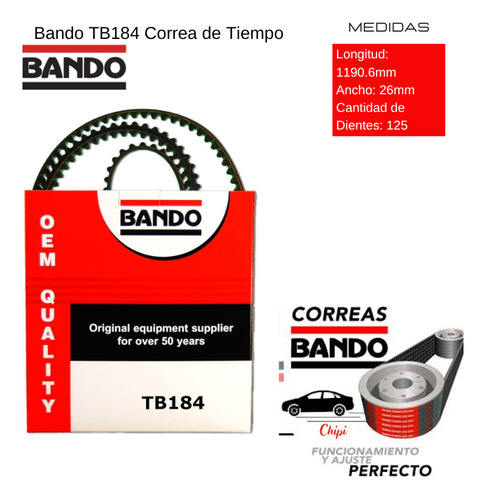 Correa De Tiempo Acura Integra 1.8 1993