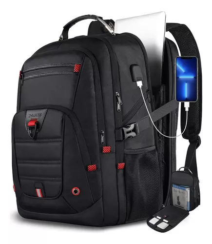 Mochila para laptop para mujeres y hombres, 15.6 pulgadas, impermeable,  para escuela, universidad, mochila de viaje amigable con la TSA para la