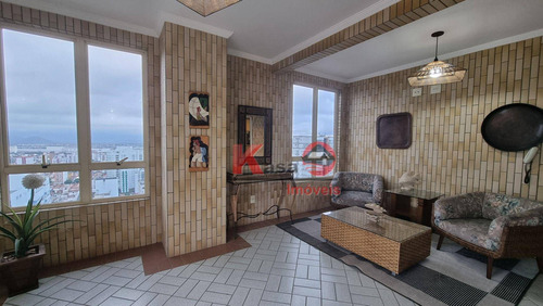 Imagem 5 de 30 de Cobertura Com 4 Dormitórios, 465 M² - Venda Por R$ 3.990.000,00 Ou Aluguel Por R$ 24.400,00/mês - Embaré - Santos/sp - Co0235