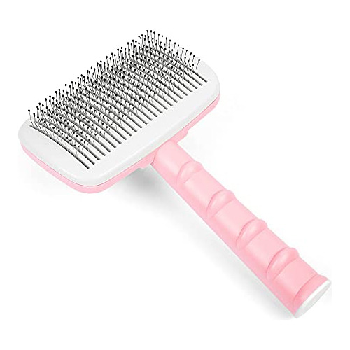 Metree Dog Amp; Cat Slicker Brush, Self Cleaning 2y35h