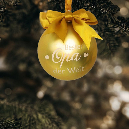 Nuevas Bolas De Árbol De Navidad Conmemorativas Para Abuelos