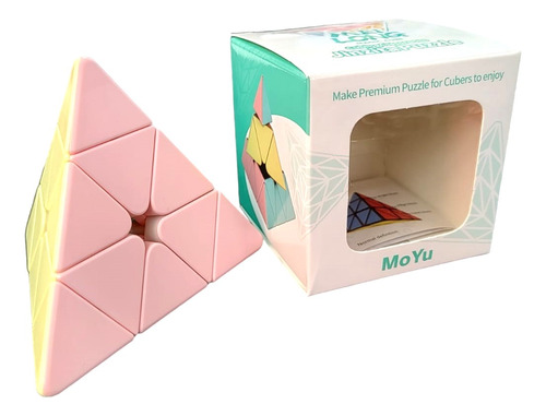 Cubo Mágico Pirámide Triangulo 3x3 Color Pastel Jeg Mf8857