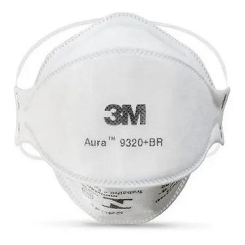 3 Respirador Máscara Pff2 N95 Aura 9320 Orig. S/válvula 3m