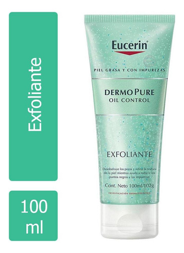 Eucerin Dermopure Exfoliante 100 Ml Momento de aplicación Día Tipo de piel Grasa