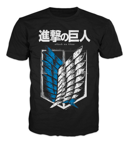 Camiseta Anime Shingeki No Kyojin Ataque A Los Titanes