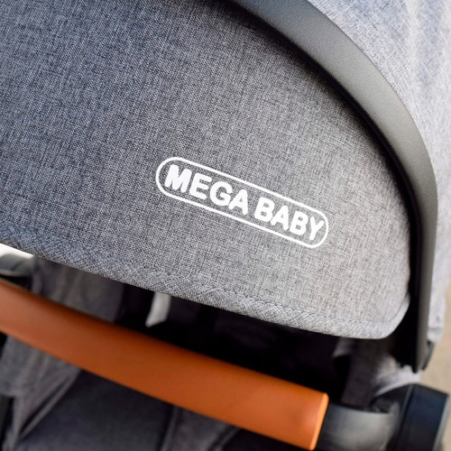 Imagen 6 de 6 de Coche Mega Baby Bebe Convertible 3 En 1 Con Huevito Y Moises