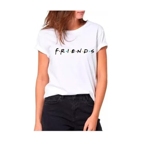 Remera Manga Corta Friends Niño/adulto