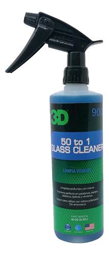 3d 50 To 1 Glass Cleaner De 473ml - Pcd