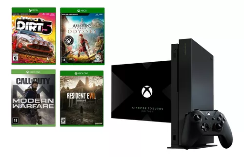 Xbox One X 4k 1tb Microsoft Preto + Nota Fiscal