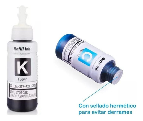 Combo Tintas Alternativas T664 Para L210 L220 L355 L365 L565