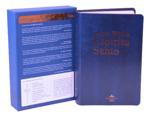 Santa Biblia Reina Valera 1960 Del Espíritu Santo Azul