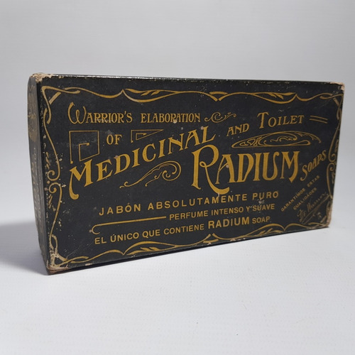 Antigua Caja Jabón Medicinal Radium 1930 Mag 60287