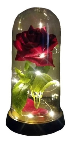 Kit 15 Luminárias A Rosa Encantada A Bela E A Fera 20 Cm