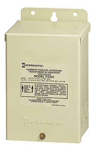 Transformador Intermatic Px300 12v 300w Con Disyuntor Automá